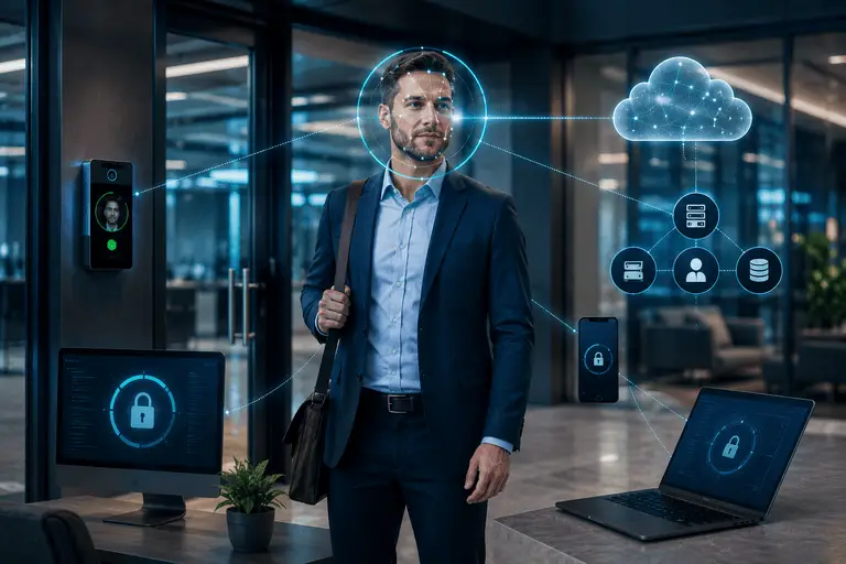 Enterprise biometric authentication for secure physical and digital access